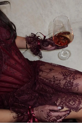 Off-The-Shoulder Lace Hot High Split Mermaid Wedding Dresses