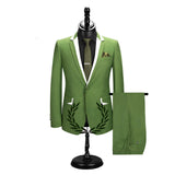 Amazing Slim Fit Notched Lapel Men's Prom Suits-Dbrbridal