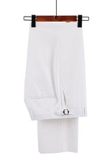 Amazing White and Black Double Breasted Men Suits Online-Dbrbridal