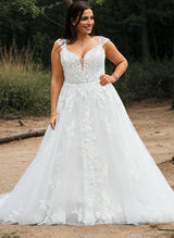 Bohemian V-Neck Bridal Gown Featuring Illusion Back-Dbrbridal