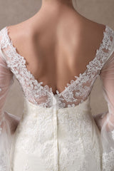 Boho Wedding Dresses Short Column Beach Bridal Dress Bell Sleeve Lace Applique Chic V-Neck Knee Length Summer Wedding Gowns Exclusive-Dbrbridal