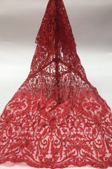 Burgundy Evening Gowns Sexy Deep V-Neck Long Sleeves Mermaid Prom Dress With Sequins-Dbrbridal