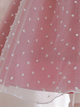 Cameo Brown Jewel Neck Short Sleeves Formal Kids Pageant flower girl dresses-Dbrbridal