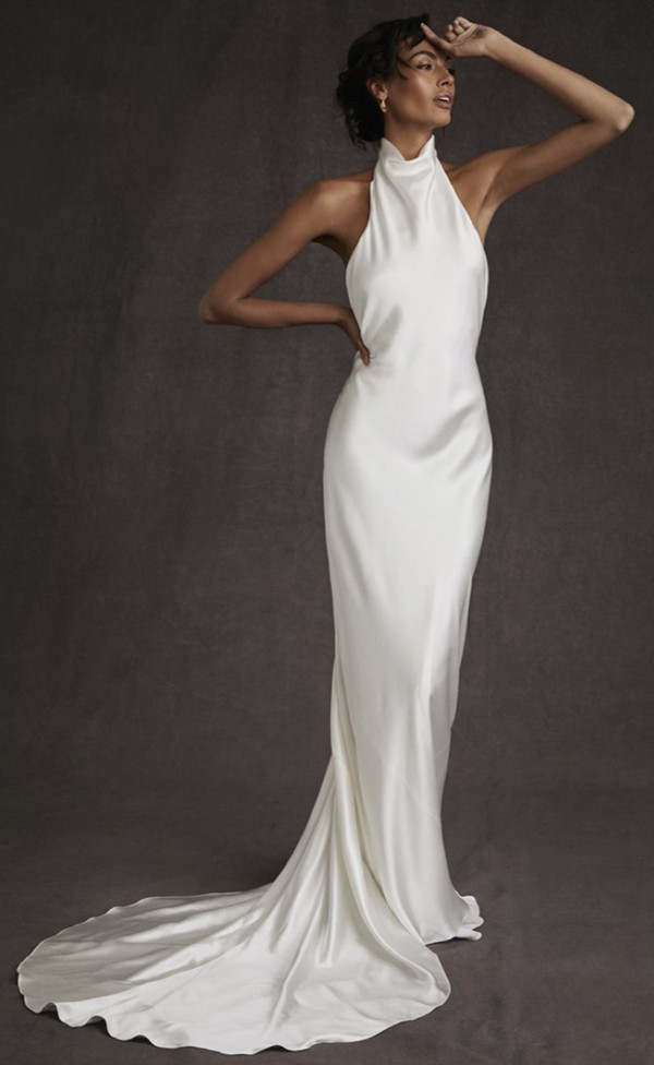 Chic Backless High Neck Mermaid Wedding Dress On Sale Dbrbridal Chic Backless High Neck Mermaid Wedding Dress On Sale Dbrbridal