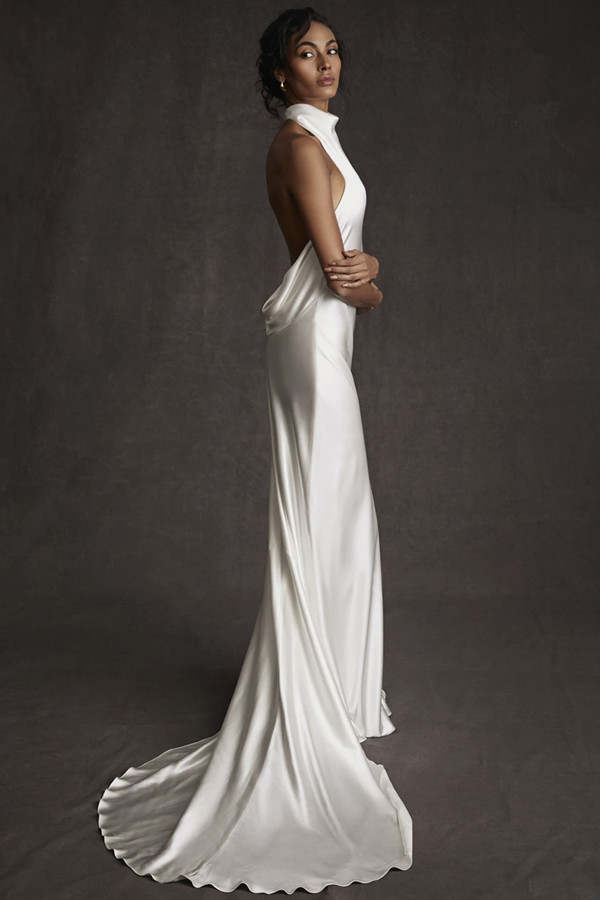 Chic Backless High Neck Mermaid Wedding Dress On Sale Dbrbridal Chic Backless High Neck Mermaid Wedding Dress On Sale Dbrbridal