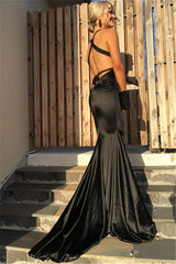 Chic Black V-Neck Mermaid Formal DressesLong Party Gown-Dbrbridal
