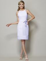 Classy Sleeveless Short Chiffon Bridesmaid Dresses-Dbrbridal