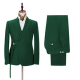 Elegant Green Slim Fit Fashion Men Suits Online for Prom-Dbrbridal