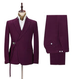 Elegant New Arrival Peaked Lapel Two-Pieces Men Suits-Dbrbridal