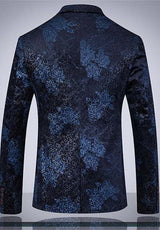 Formal Men Suits for Wedding Prom Navy Blue Business Man Blazer Groom Wedding Tuxedos-Dbrbridal