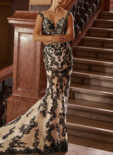 Illusion Neck Sleeveless Tulle Wedding Dress Back Hole-Dbrbridal