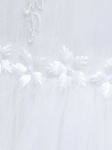 Jewel Neck Polyester Sleeveless Short Princess Bows Kids Social Party Dresses-Dbrbridal