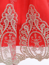 Jewel Neck Short Sleeves Bows Kids Social Party Dresses-Dbrbridal