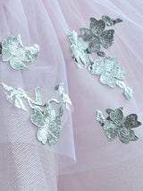 Jewel Neck Sleeveless Lace Kids Social Pageant Dresses-Dbrbridal