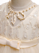 Jewel Neck Tulle Sleeveless Short Princess Kids Pageant flower girl dresses-Dbrbridal