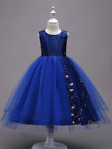 Lace Embroidered Kids Tutu Dress Tulle Sleeveless Burgundy Little Girls Party Dress-Dbrbridal