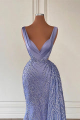 New Arrival Sleeveless Mermaid Evening Party Gowns-Dbrbridal
