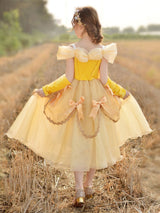 Off The Shoulder Korean Velvet Sleeveless Ankle Length A-line Pleated Formal Kids Princess Dresses-Dbrbridal