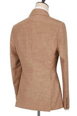 Peaked Lapel Ruffles Slim Fit Formal Men Suits-Dbrbridal