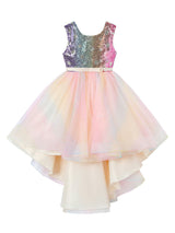 Pink Jewel Neck Tulle Sleeveless Short Princess Dress Bows Formal Kids Pageant flower girl dresses-Dbrbridal