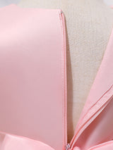 Purple Jewel Neck Cotton Tulle Sleeveless Short A-Line Embroidered Kids Party Dresses-Dbrbridal