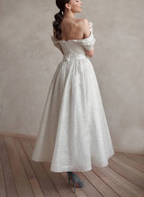 Retro style Sequined Wedding Dress-Dbrbridal