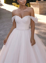 Retro style Tulle Wedding Dress-Dbrbridal