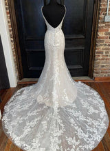 Retro style Tulle Wedding Dresses Appliques Lace-Dbrbridal