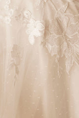 Retro Wedding Dresses Jewel Neck Sleeveless Raised Waist Satin Fabric With Train Applique Bridal Dress-Dbrbridal