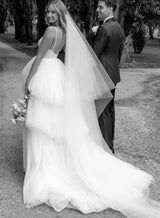 Romantic Wedding Dresses Slit-Dbrbridal
