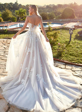 Romantic Wedding Dresses Tulle Lace Ball-Gown-Dbrbridal