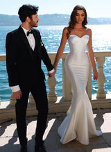 Satin Wedding Dress Wrap-Dbrbridal