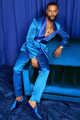 Shawl Lapel Bespoke Men's Prom Suits-Dbrbridal