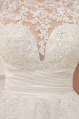 Short Wedding Dresses Retro 1950s Bridal Gown Sexy Backless Lace Beading Pleated Sequins Illusion Wedding Reception Dress With Exclusive-Dbrbridal