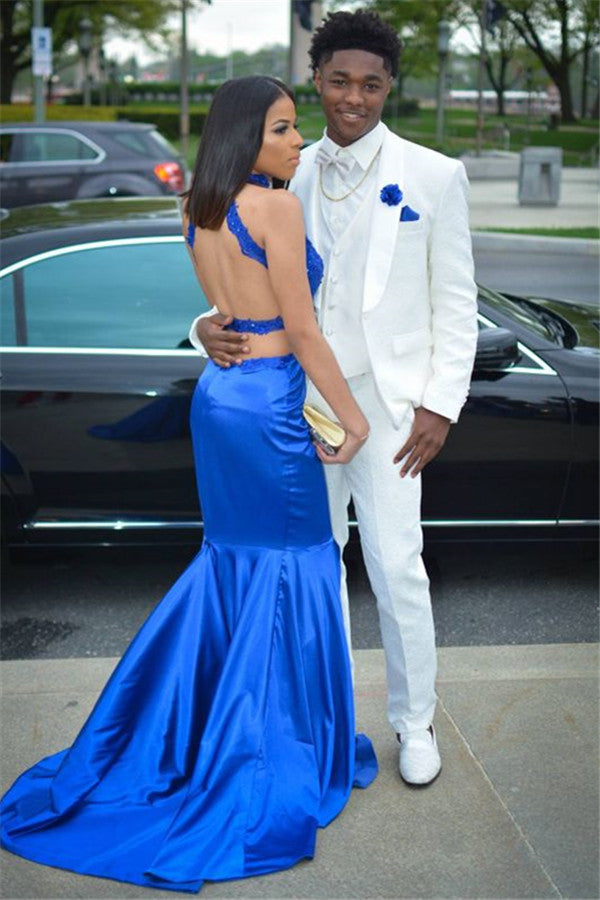 Simple White Three-Piece Wedding Groom Suit Shawl Lapel Prom Outfits Dbrbridal Simple White Three-Piece Wedding Groom Suit Shawl Lapel Prom Outfits Dbrbridal