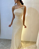 Strapless Mermaid Long Prom Dress with Removable Shoulder Straps-Dbrbridal