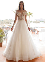 Stunning Luxury Lace Wedding Dresses Long Sleeves-Dbrbridal