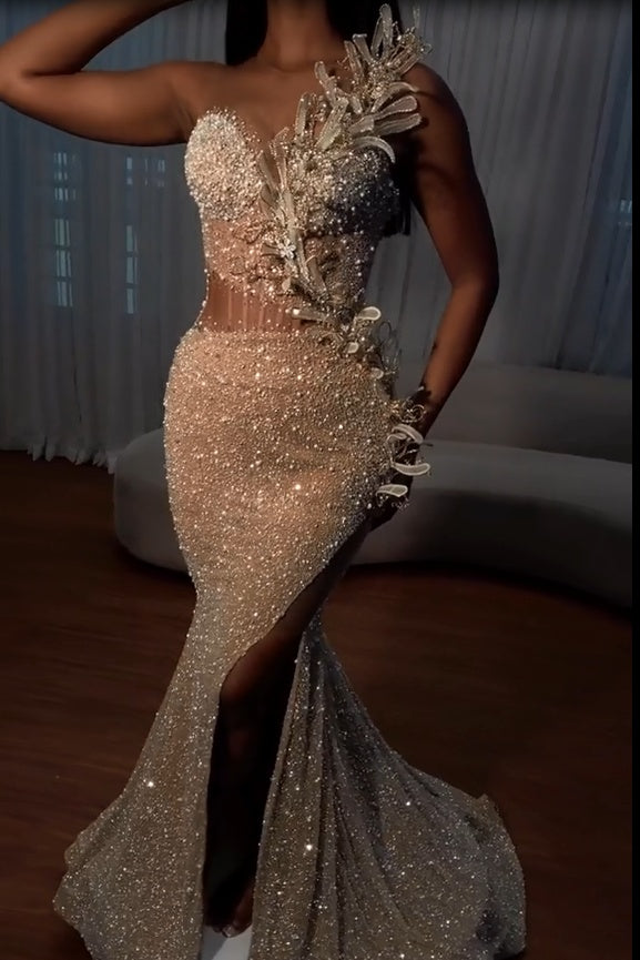 Sweetheart Flower Sequins Backless Sleeveless Mermaid Prom Dress Dbrbridal Sweetheart Flower Sequins Backless Sleeveless Mermaid Prom Dress Dbrbridal