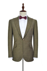 Three Pockets with Flaps Aureate Mens Suits Peak Lapel Suits for Formal-Dbrbridal