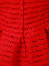 White Jewel Neck Cotton Blend Short Sleeves Tea-Length A-Line Pleated Kids Social Party Dresses-Dbrbridal