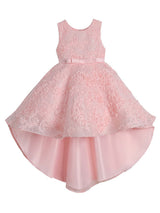 White Jewel Neck Sleeveless Short Princess Dress Bows Kids Social Party Dresses-Dbrbridal