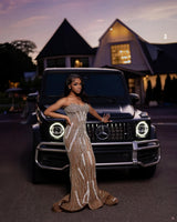 Classic Sweetheart Strapless Sleeveless Wedding Dresses Sheath Floor Length With Beads