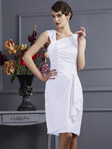 Elegant Sleeveless Applique Short Taffeta Bridesmaid Dresses