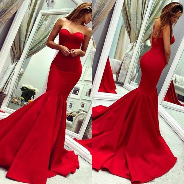 Mermaid Sweetheart Prom Dress Floor Length Chiffon Evening Party Gowns