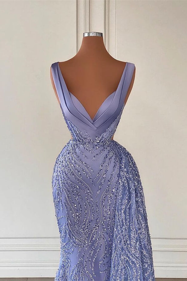 New Arrival Sleeveless Mermaid Evening Party Gowns