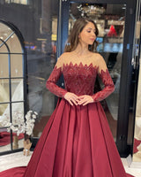 New Arrival Strapless Long Sleeves Bridal Gown With Ruffles Long