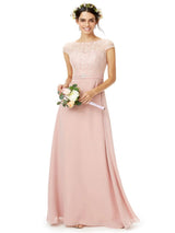 Pink V Neck Wedding Guest Dress Chiffon Sleeveless Pleated Bridesmaid Dresses