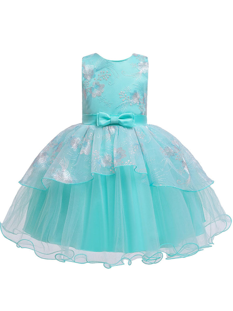Sleeveless Tutu Gown Baby flower girl dresses