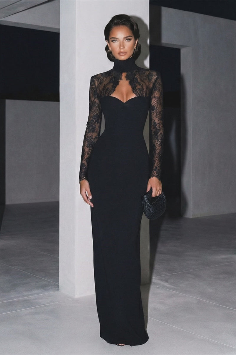 black lace dress with collar Graceful Sweetheart High Long Sleeves Satin Evening – Dbrbridal White Linen Linen Button high waist mini hugging cut Color:ANTIQUE GOLD