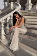 Timeless Sweetheart Spaghetti-Straps Sleeveless Mermaid Evening Dresses Sheath With Zipper